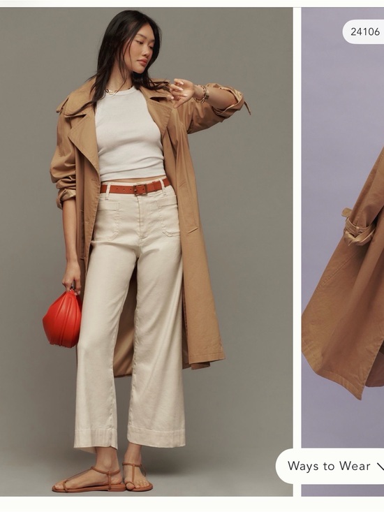 Maeve Pants - Maeve Colette Cropped Wide Leg Trouser